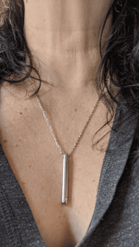 Cylinder Bar Urn Necklace photo review